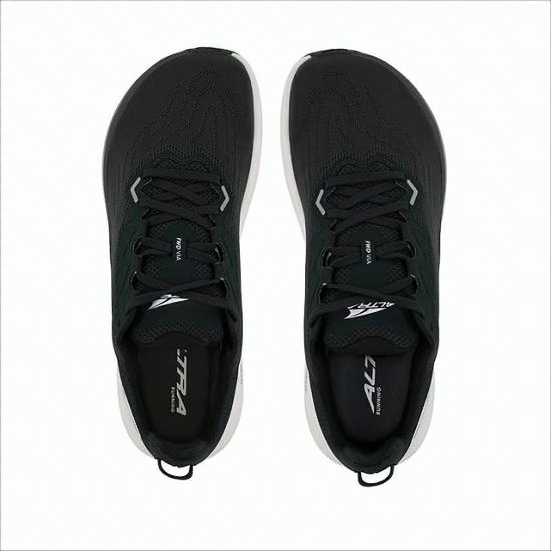 Altra Black Mesh Sneakers With Cushioned Rubber Sole