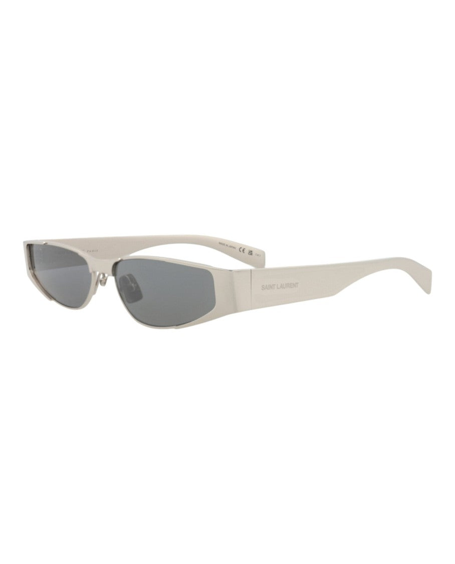 Saint Laurent Cat Eye-Frame Metal Sunglasses