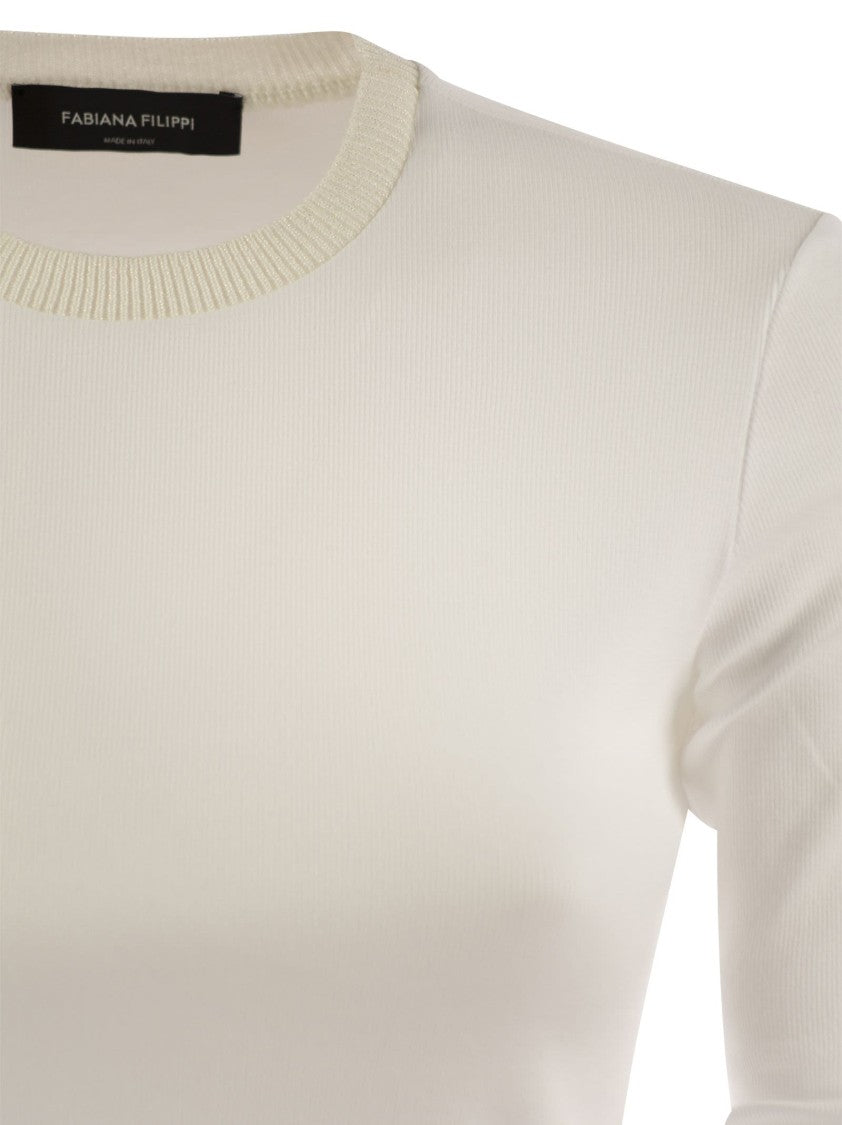 Fabiana Filippi Long-Sleeved T-Shirt In Jersey