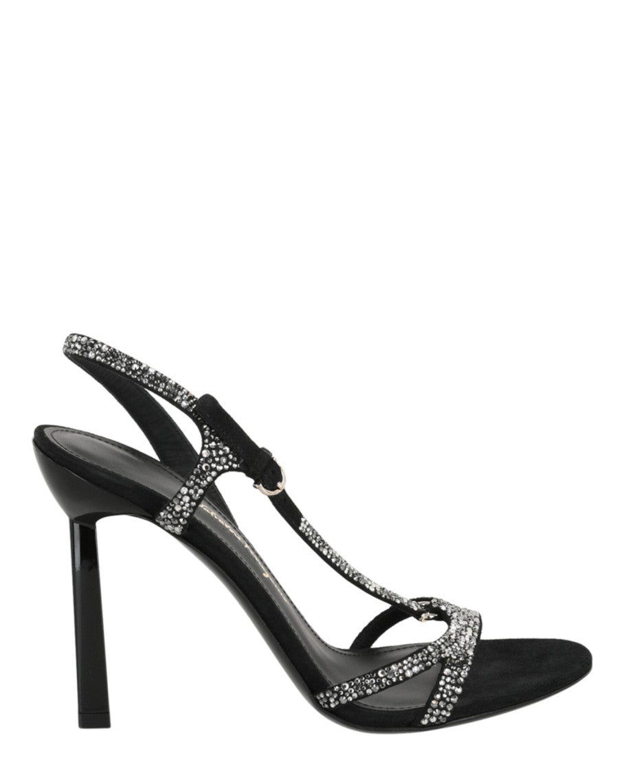 Ferragamo Jole X5 Crystal Embellished Heels