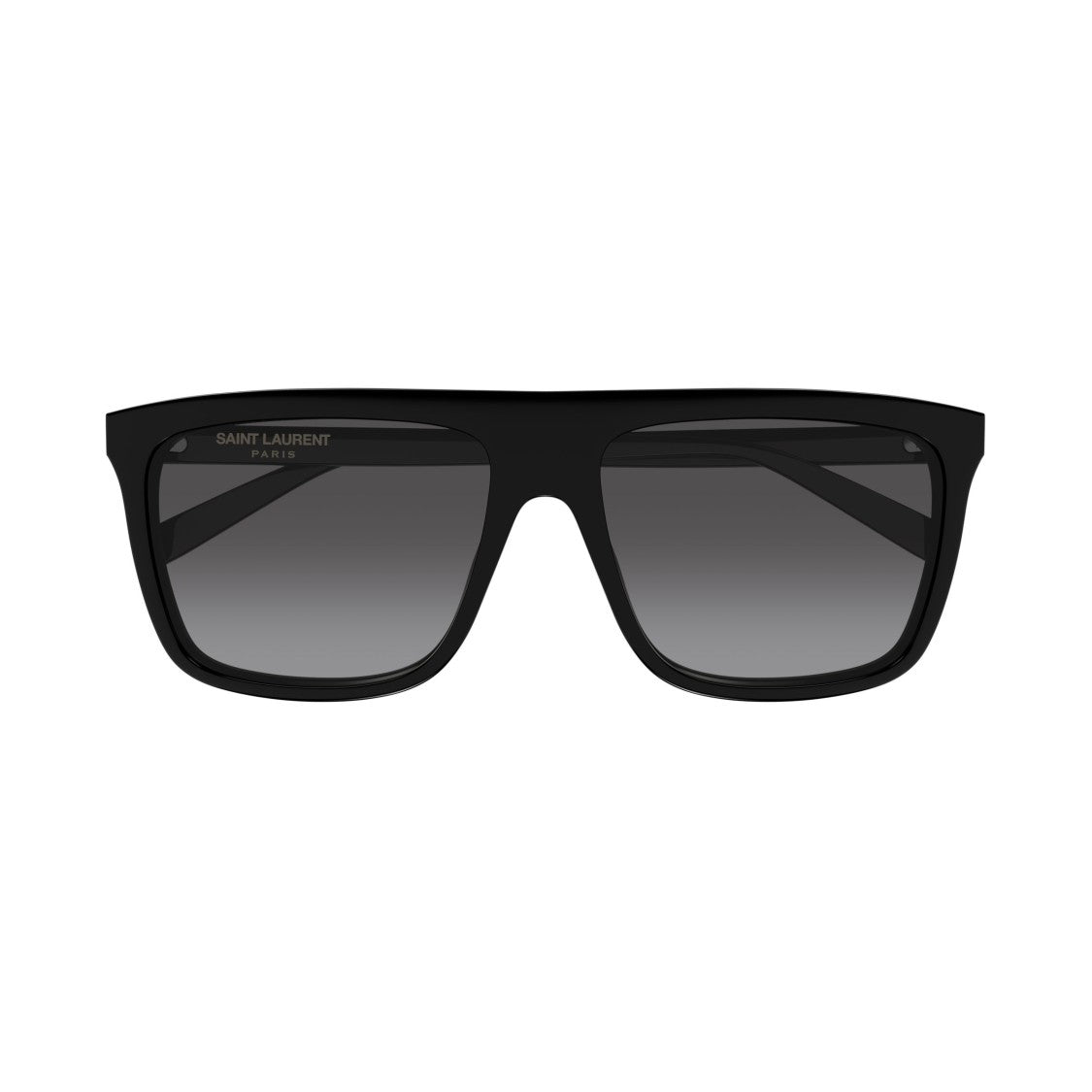 Saint Laurent Bold Rectangular Frame Sunglasses In Recycled Acetate