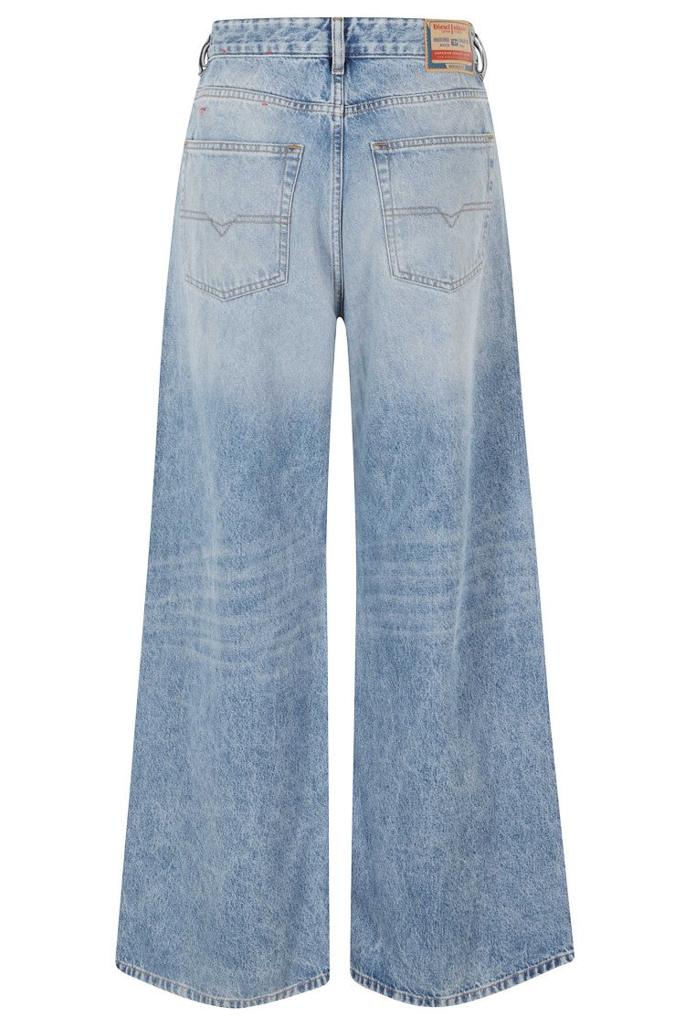 Diesel Blue 1996 D Sire L30 Five-Pocket Wide-Leg Jeans