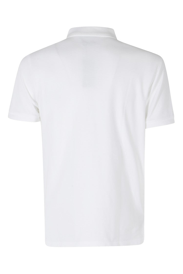 Polo Ralph Lauren White Slim Fit Short Sleeve Embroidered Logo Cotton Polo Shirt