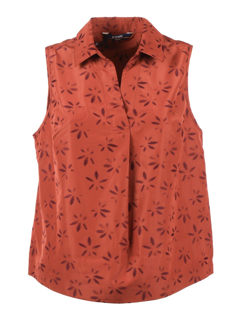 K-Way Anty Emby Jacquard Sleeveless Top