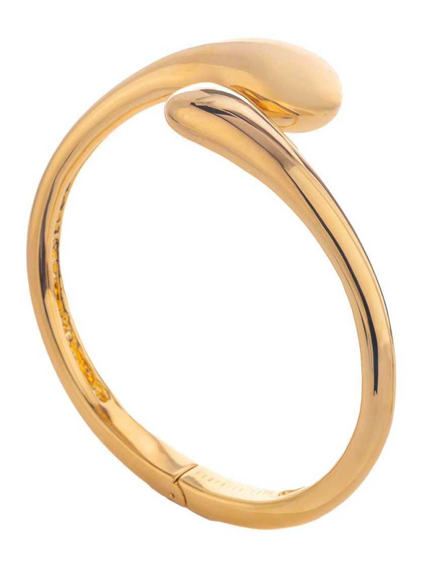 Federica Tosi Sculptural Gold Choker With Polished Finish