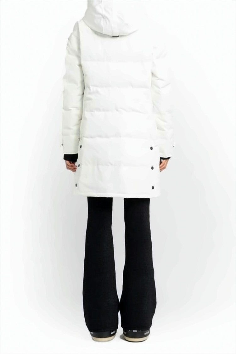 Canada Goose Quilted Down Coat With Hood And Snap-Button Closure