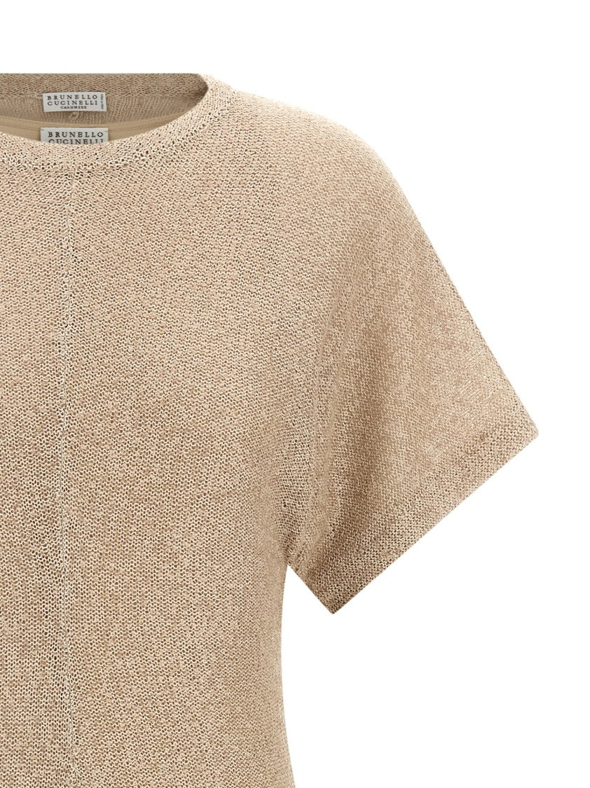 Brunello Cucinelli Maxi Dress In Linen, Cashmere,