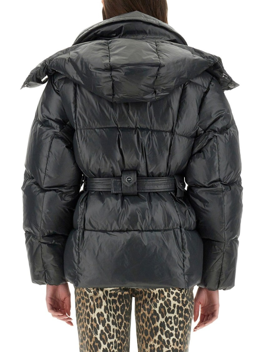 Ganni Nylon Puffy Jacket