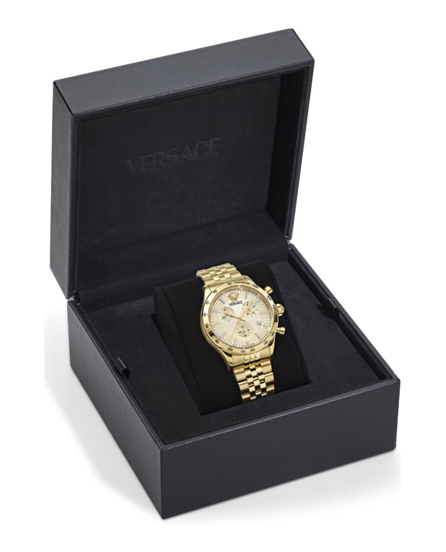 Versace Hellenyium Chrono Petite Bracelet Watch