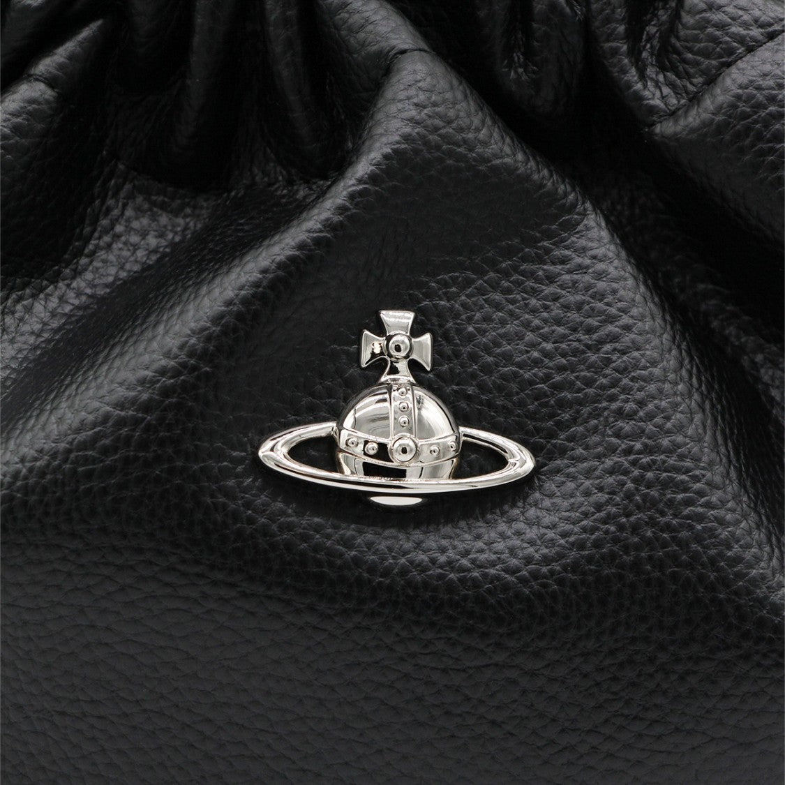 Vivienne Westwood Black Lace-Fastening Satchel