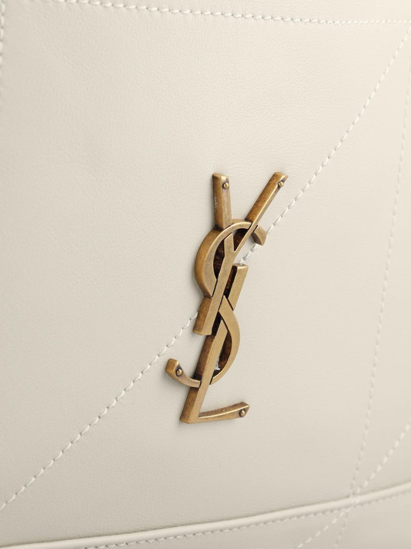 Saint Laurent Lambskin Shoulder Bag With Gold-Tone Chain Strap