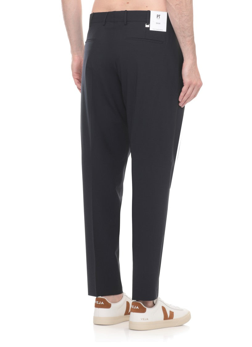 Pt Torino Welt Pockets Wool Formal Pants