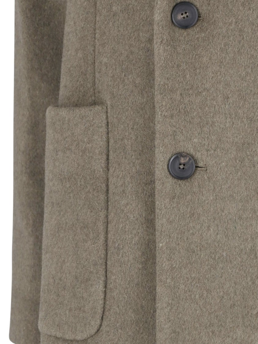 Our Legacy Brown Tailored Notched Lapel Trench
