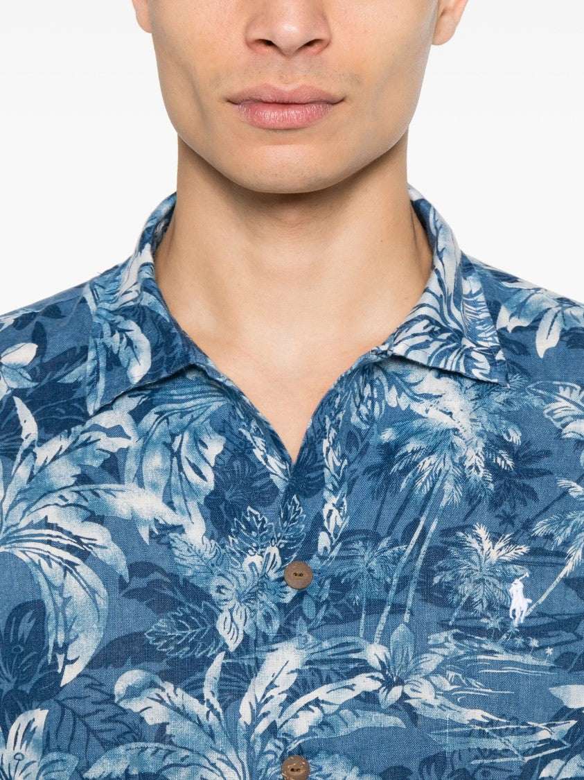 Polo Ralph Lauren Short-Sleeved Shirt With Classic Collar