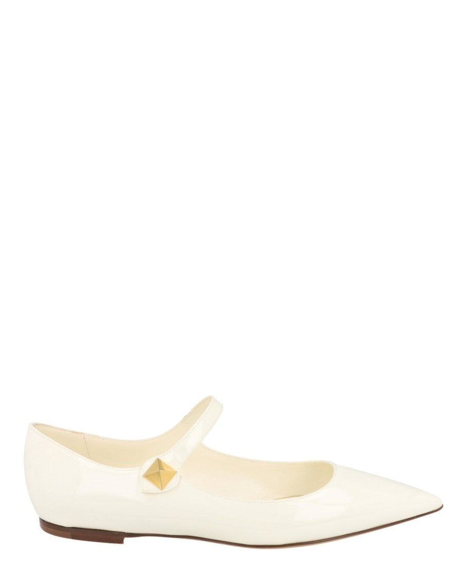 Valentino Tiptoe Patent Leather Ballet Flats
