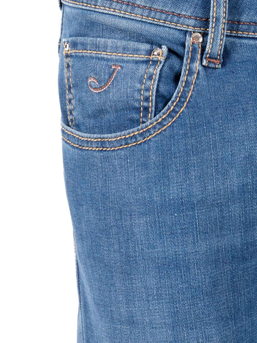Jacob Cohen Nick Slim Fit Faded Jeans