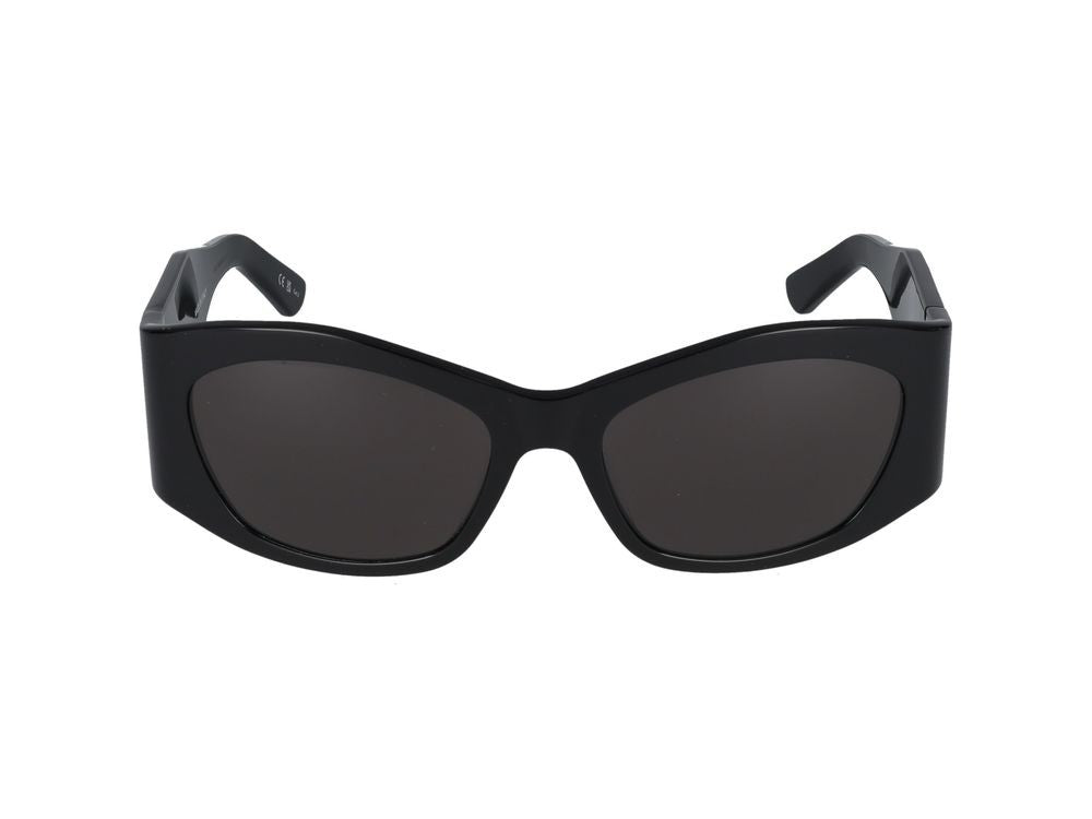 Balenciaga Black Bb0329s Acetate Bold Oversized Sunglasses