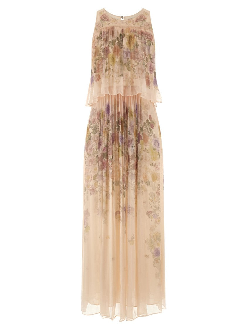 Twin-Set Floral Ruffle Dress