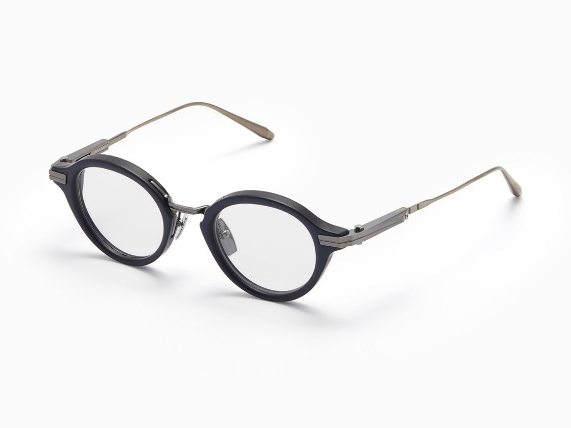 Akoni Copernico Matte Metal Round Eyeglasses