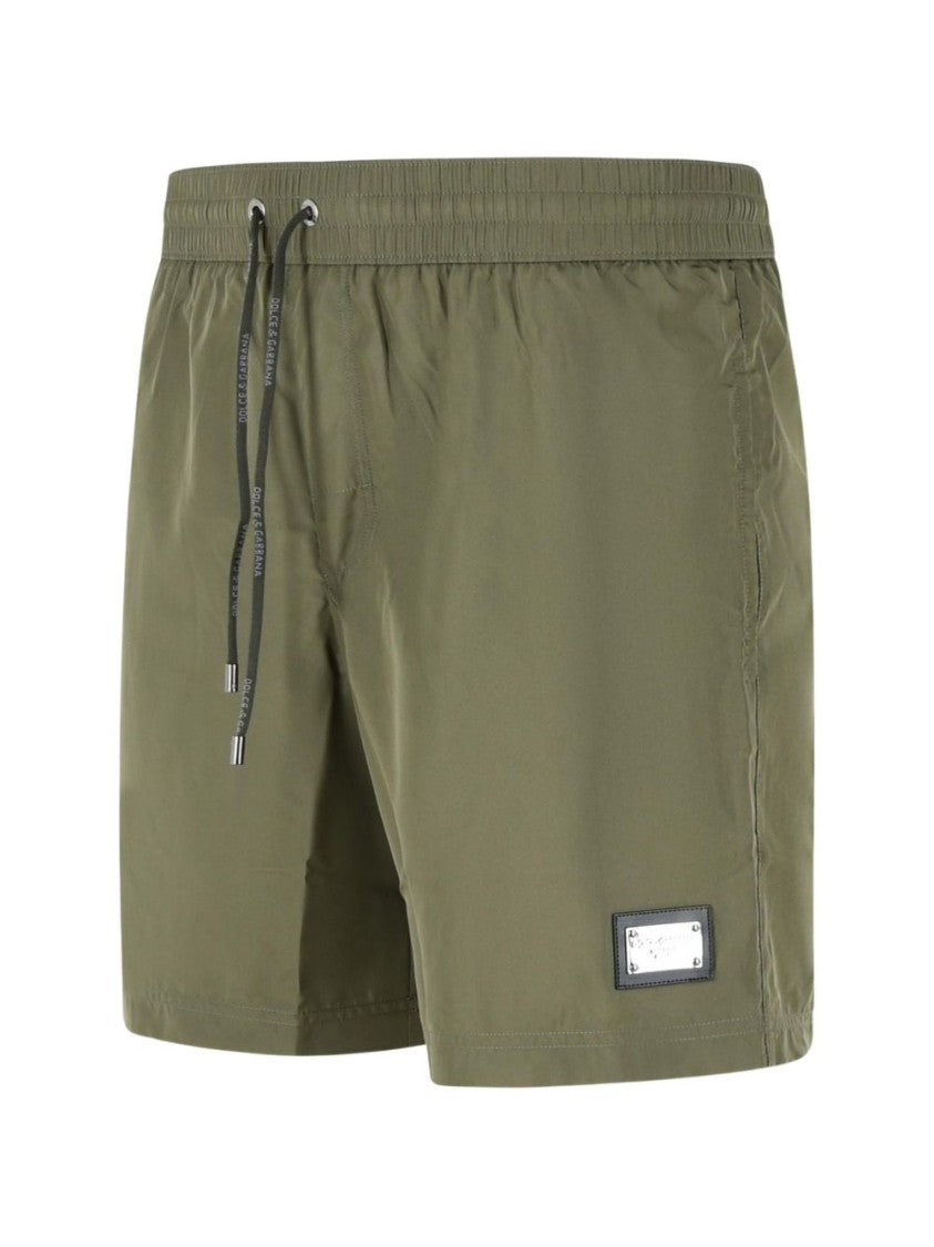 Dolce & Gabbana Green Men's Swim Shorts