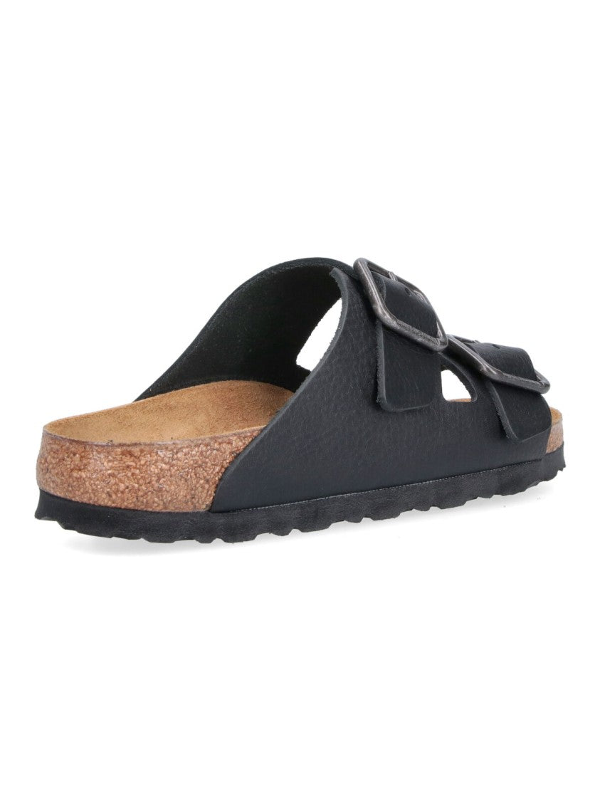 Birkenstock Black Open-Toe Buckle Strap Sandals