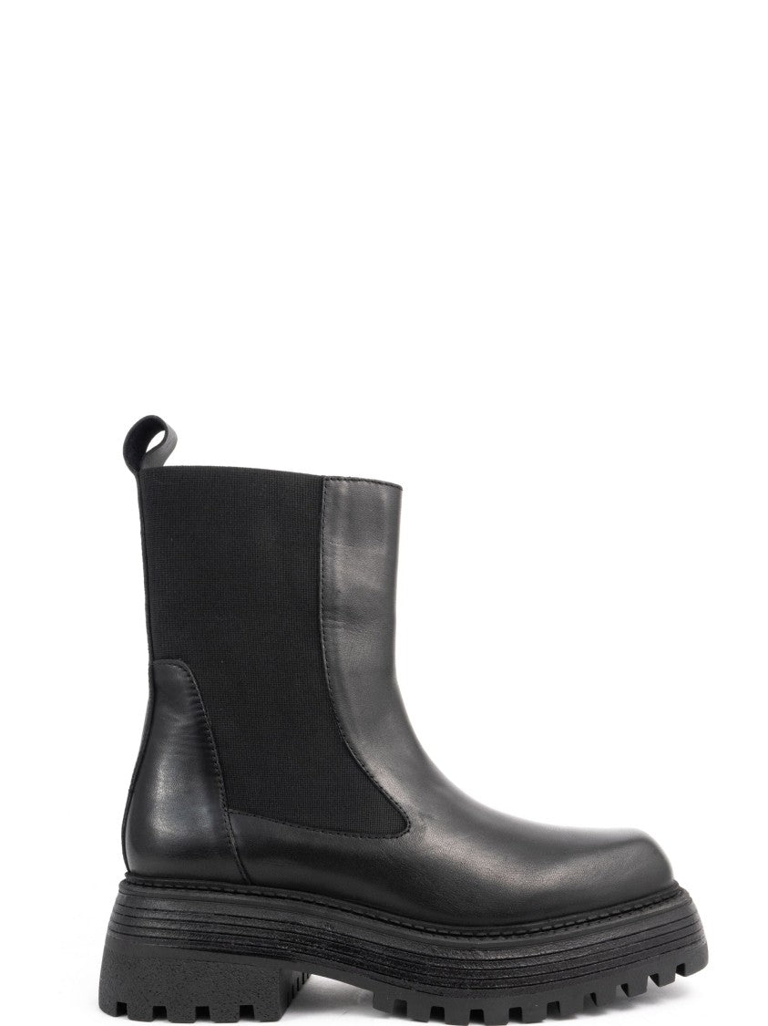 Sergio Moretti Ankle Boots With Smooth Leather