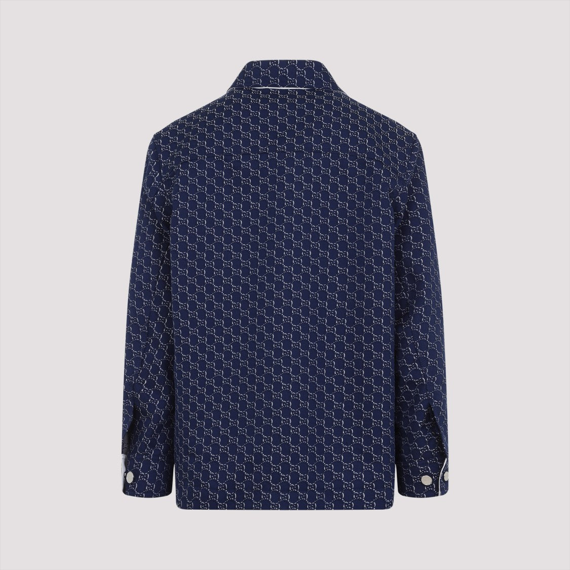 Gucci Button-Down Shirt With Geometric Pattern