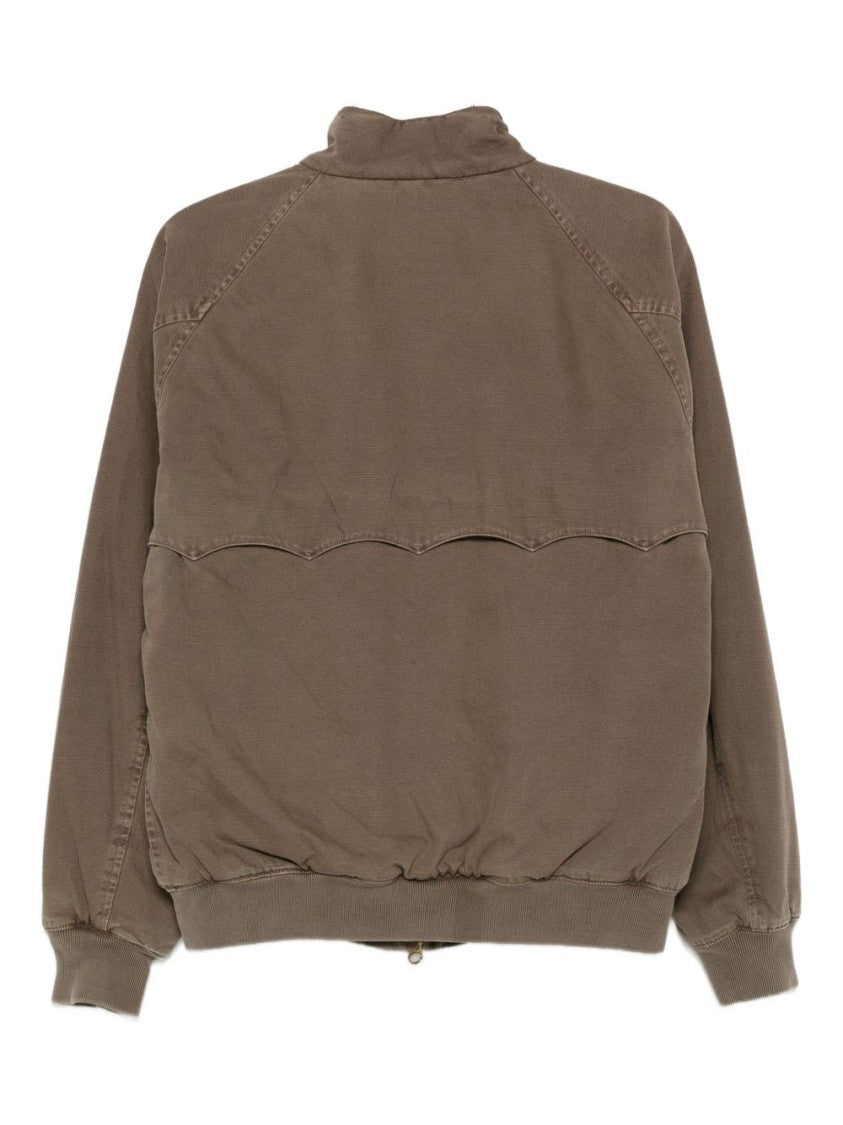 Baracuta Baracuta Green Bomber Jacket With Classic Design