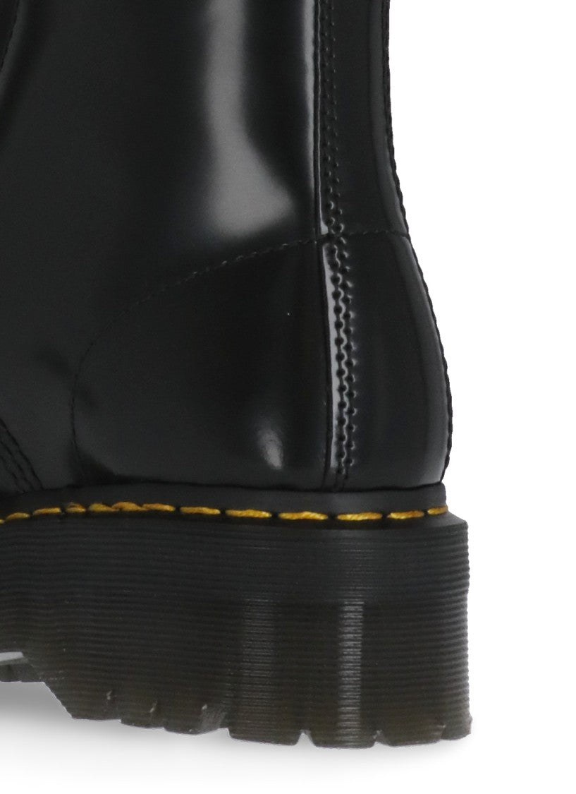 Dr. Martens Round Toe Lace-Up Molly Boots With Platform Sole