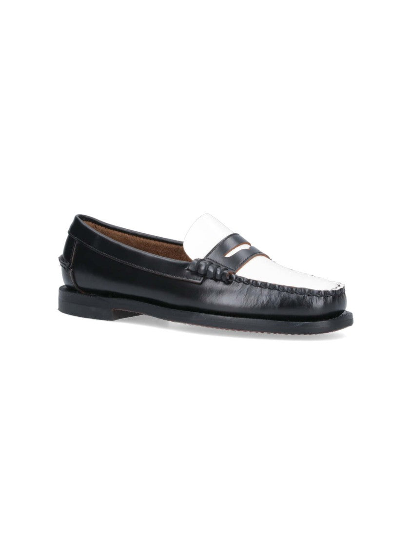 Sebago Classic Black Loafer Flats