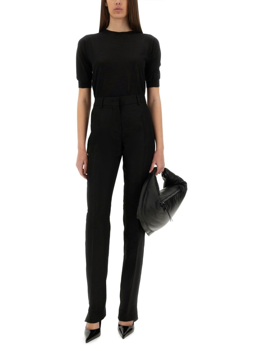 Sportmax Straight-Fit Tailored Pants With Minimalist Design