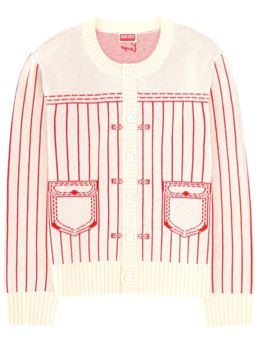 Kenzo Trompe L'oeil Knitted Cardigan