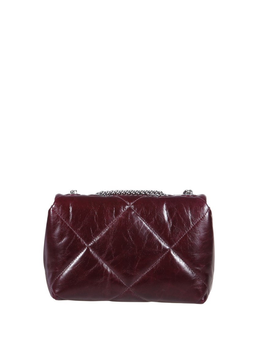 Tory Burch Kira Diamond Quilt Distressed Small Convertible Shoulder Bag