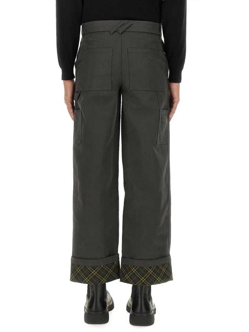 Burberry Wide-Leg Carpenter Pants