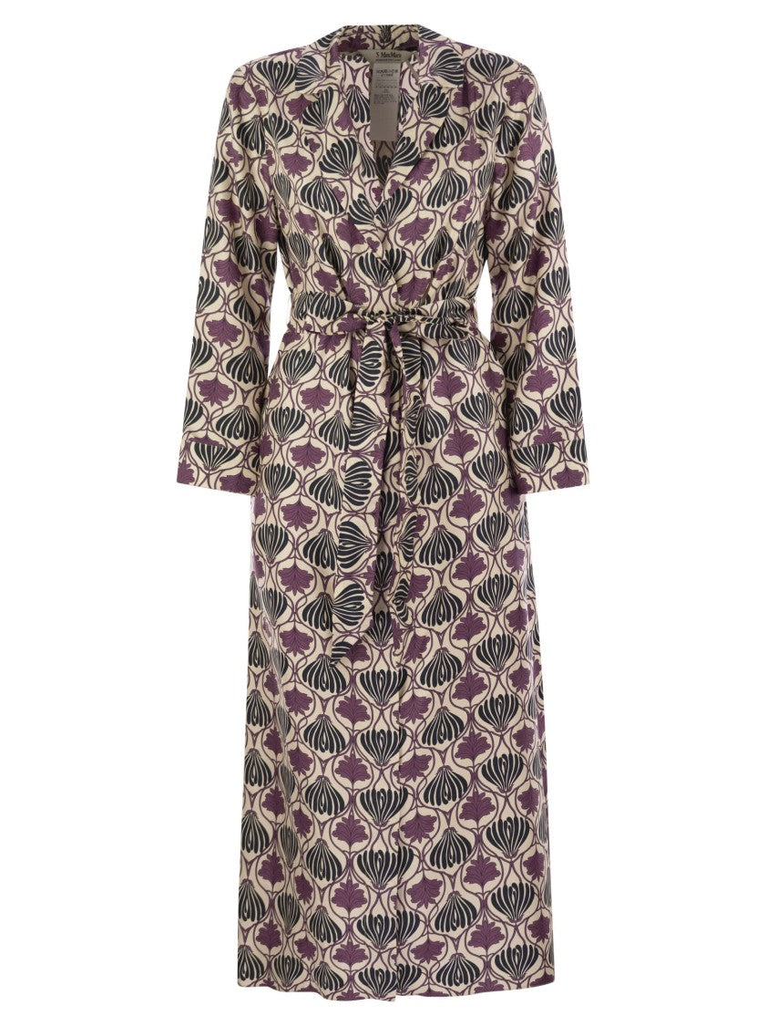 Max Mara Albert - Printed Silk Kaftan Dress