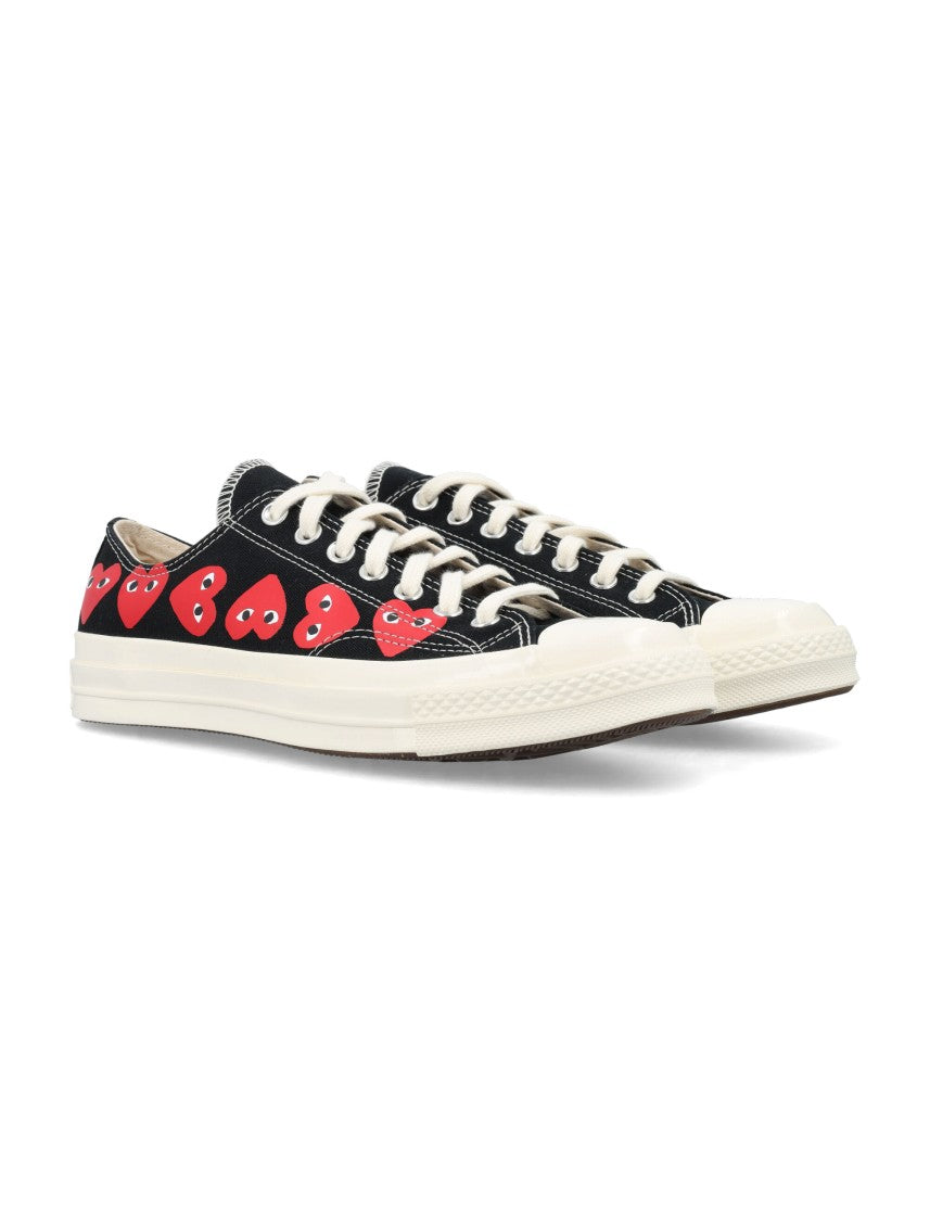 Comme Des Garçons X Converse Multi Heart Low Top Sneakers