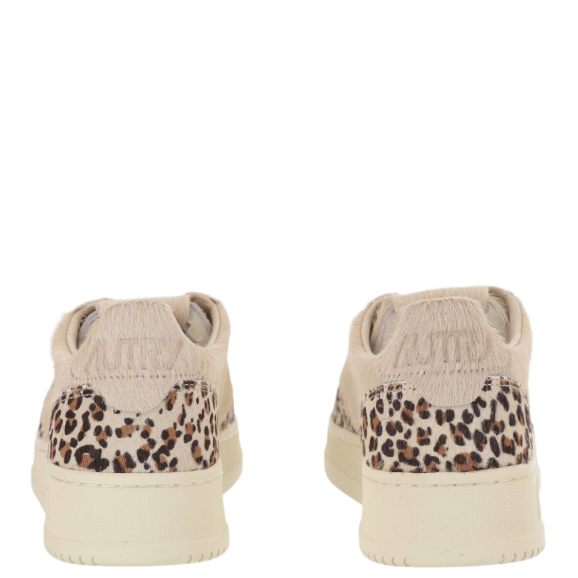 Autry Animal Print Sneakers With Textured Fur Finish
