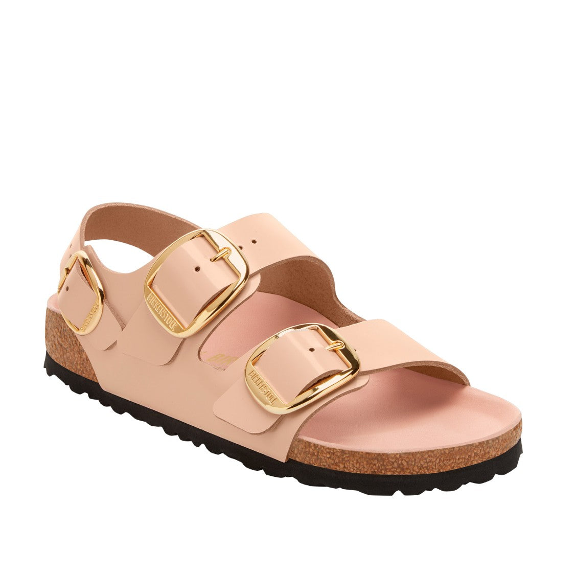 Birkenstock Milano Sandal In Beige Patent Leather