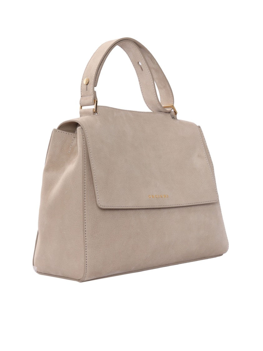 Claudio Orciani Structured Handbag In Smooth Calf Leather