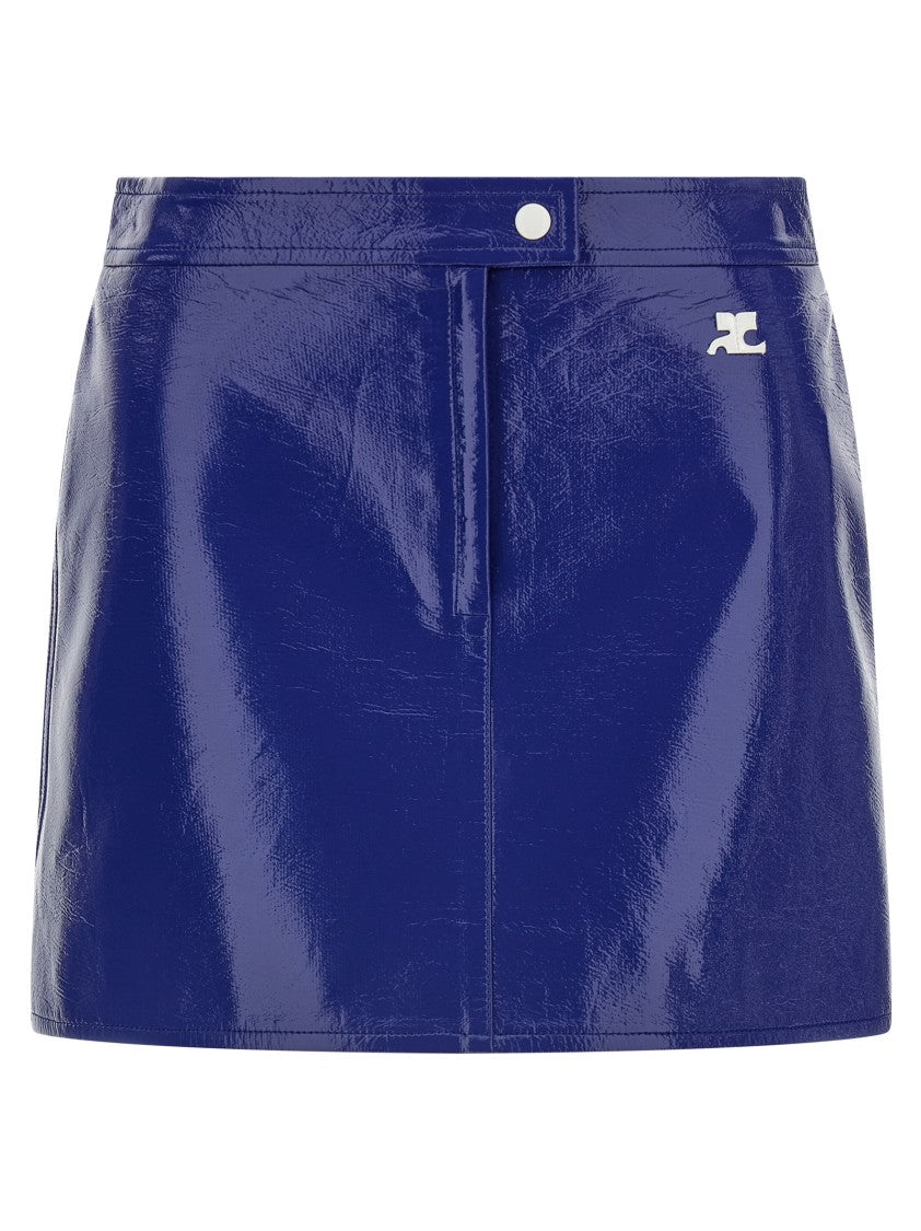 Courrèges 'Reedition Vinyl' Skirt