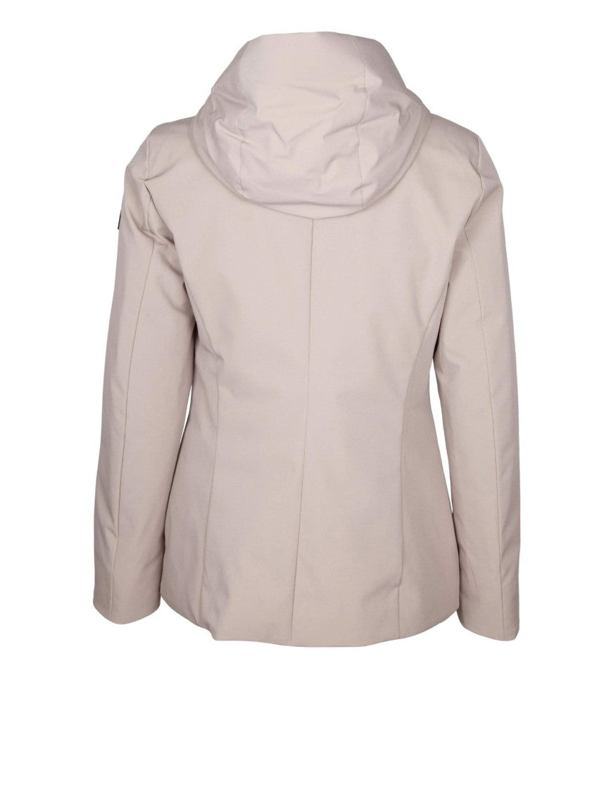 Peuterey Bi-Stretch Nylon Jacket With Jersey Lining And Fixed Hood