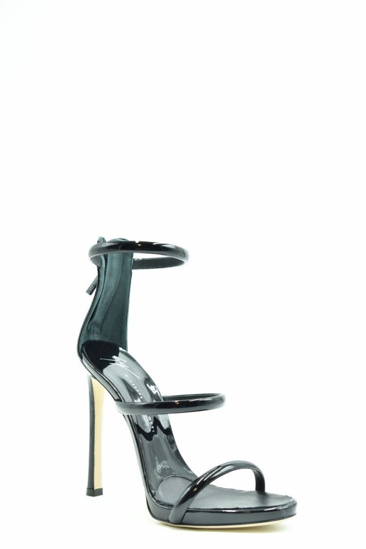 Giuseppe Zanotti High-Heeled Multicolor Leather Pumps Strappy Design