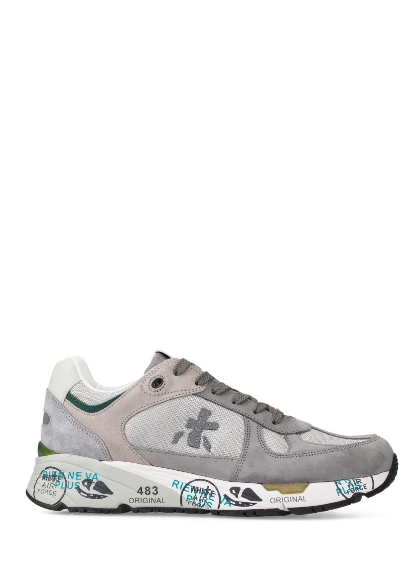 Premiata Low-Profile Sneakers With Artistic Graphic Elements