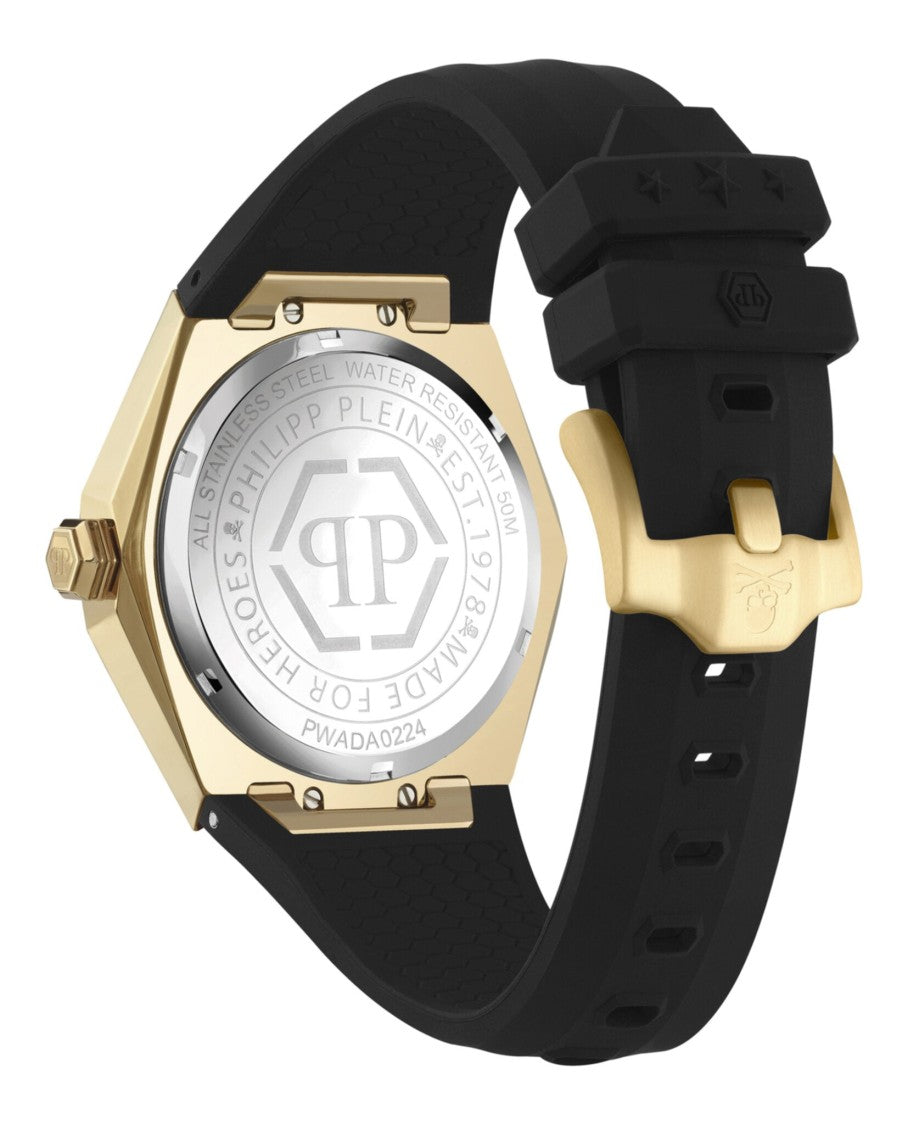 Philipp Plein The $Kull Spikes Silicone Watch
