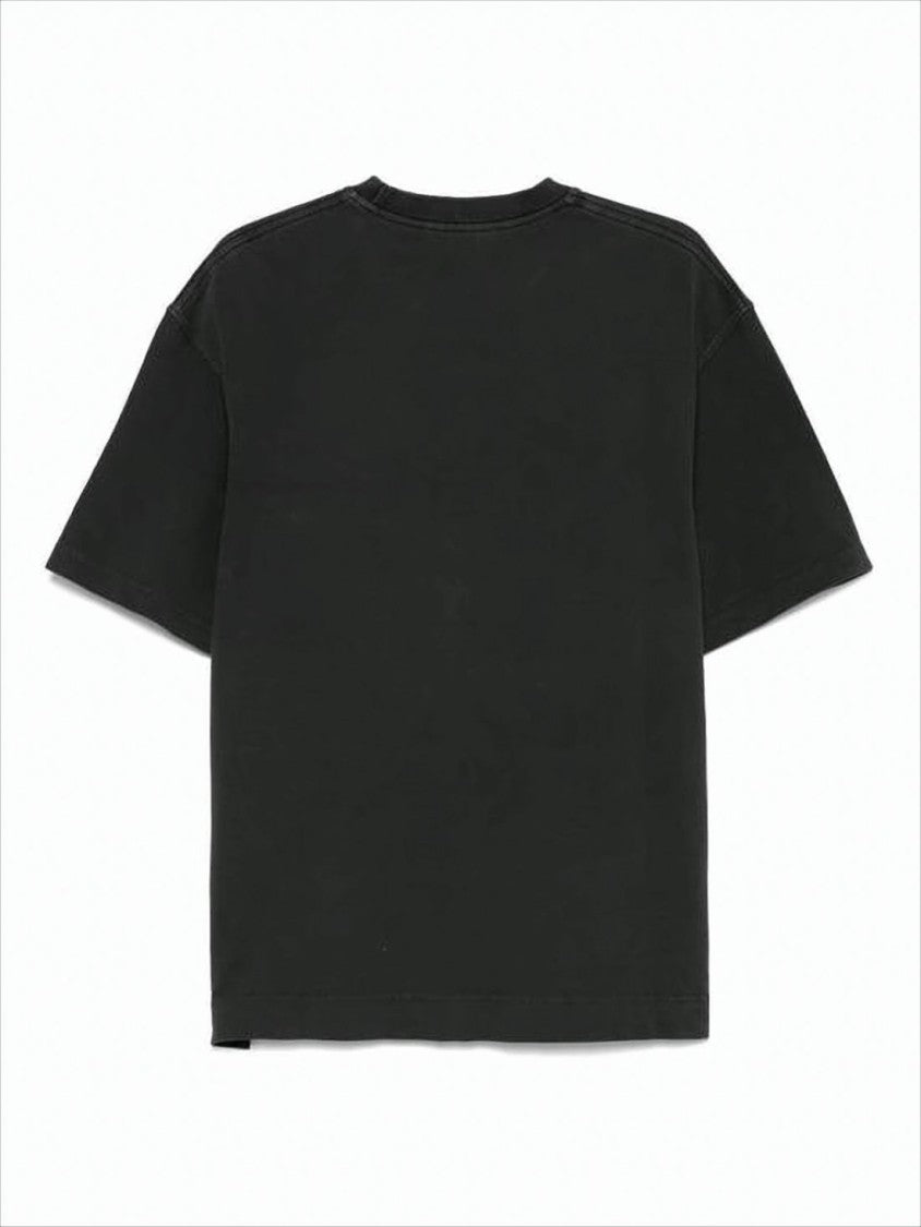 Acne Studios Boxy-Fit Cotton T-Shirt With Tonal Logo Embroidery