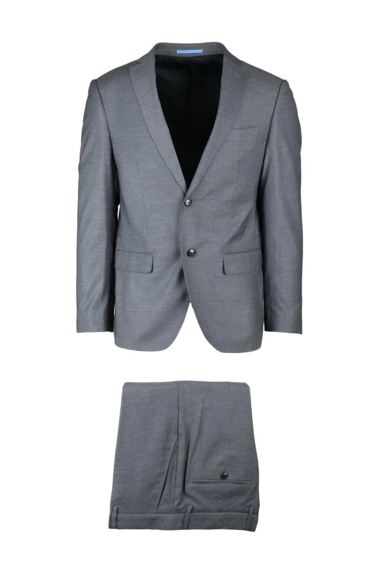 Domenico Tagliente Men's Suit In Polyester And Viscose - Light Grey