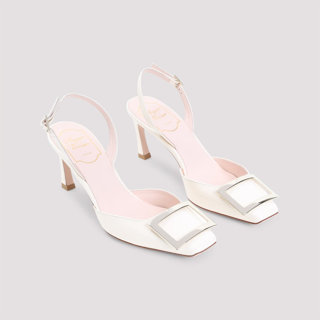 Roger Vivier Pointed Toe Calf Leather Pumps