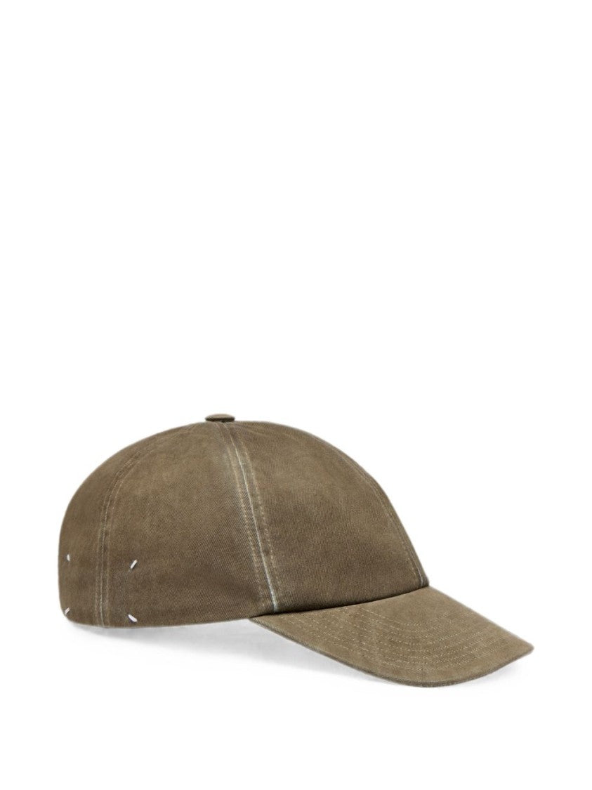 Maison Margiela Brown Structured Cotton Baseball Cap