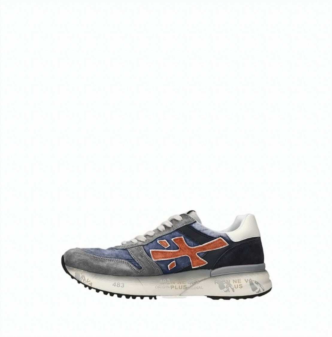 Premiata Suede Trim Lace Up Sneakers