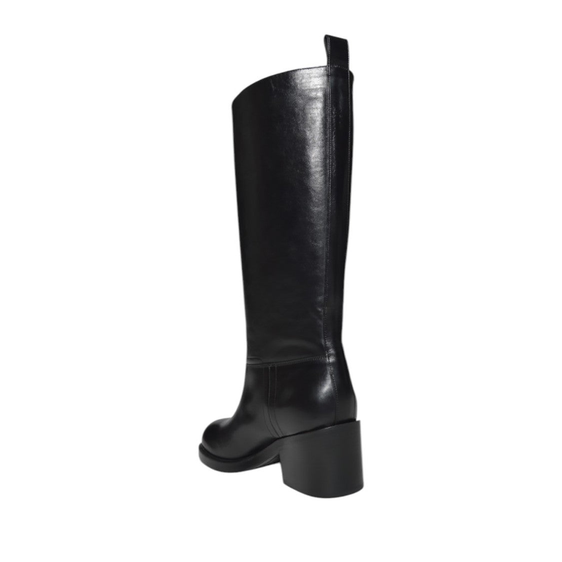 Bally Peggy High Boots In Black Leather